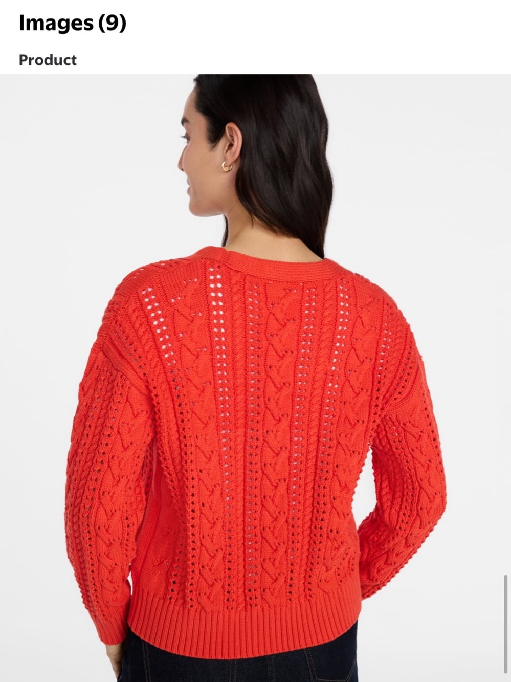 Fall sweater orange - Picture 3 of 3